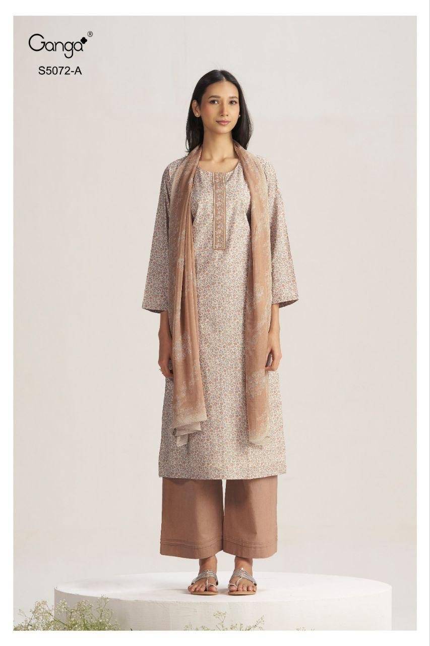 KAKOLI 5072 By Ganga Fashion Stylish Beautiful Colourful Cotton Dresses At Wholesale Price